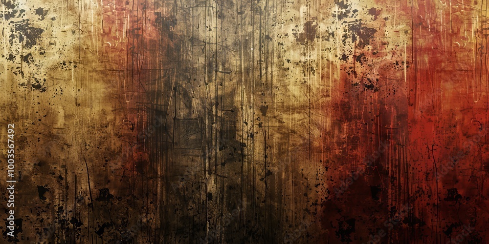 Poster A high-resolution abstract grunge texture background featuring earthy tones and distressed paint strokes, perfect for artistic and design projects.