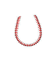 Stitched Ball | Sports Ball | Baseball Team | Outdoor Sports scene | Play Ball | Baseball Dad | Baseball Game | Baseball | Original Illustration | Vector and Clipart | Cutfile and Stencil