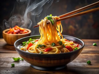 Mastering the Art of Eating Noodles with Chopsticks: A Step-by-Step Visual Guide