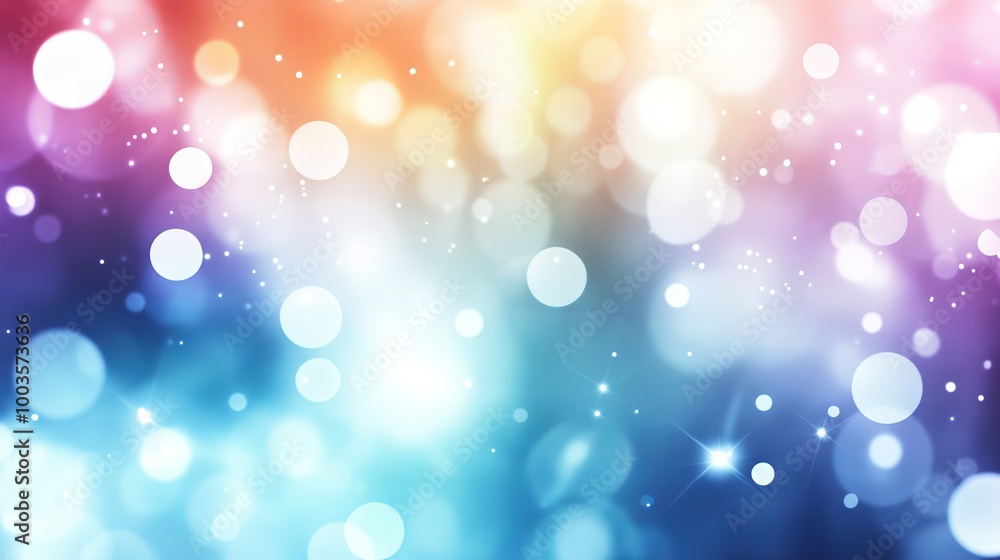Poster abstract background featuring soft white light blur creating a dreamy and ethereal atmosphere