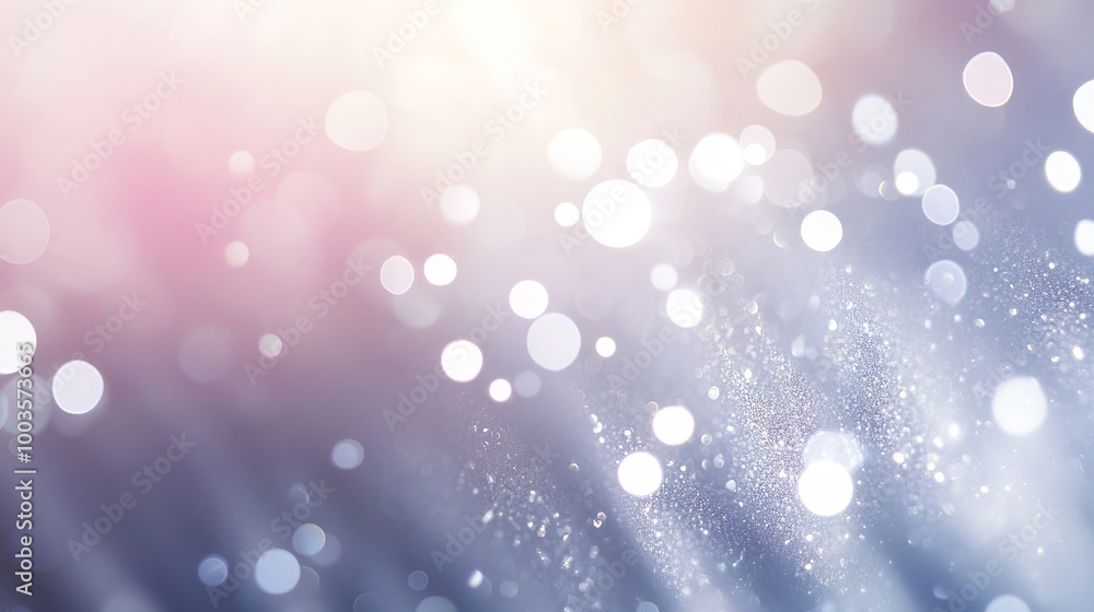 Poster abstract background featuring soft white light blur creating a dreamy and ethereal atmosphere