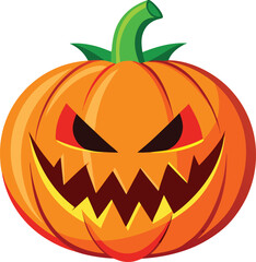 halloween jack o lantern, halloween pumpkin isolated on white