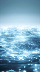 Blue Water Sparkle Background