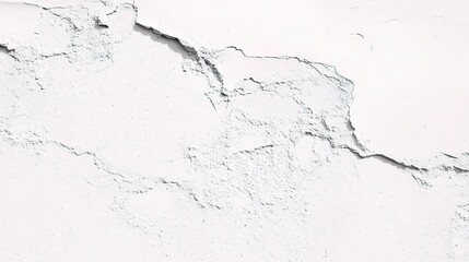 Fototapeta premium Cracked White Wall Texture for Background Use