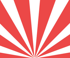 旭日旗のデザインの背景。ベクターイラスト