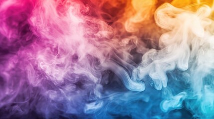 Obraz premium Colorful Smoke Abstract Background