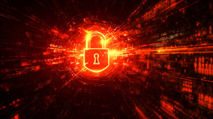 Digital Chaos: Glitching Data Streams and Fragmented Code Depicting Security Breach