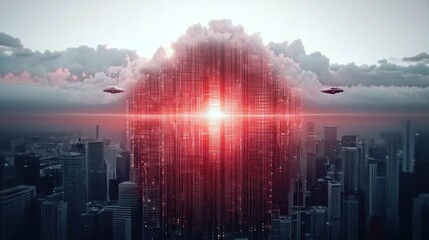 Retro-Futuristic Neon Dreamscape: A 1980s Vision of Tomorrow&rsquo;s City Life