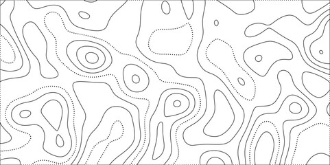 Abstract lines background. Contour maps. Vector illustration. The stylized height of the topographic map contour in lines and contours isolated on transparent. technology topo landscape grid map text