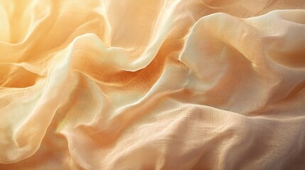 Obraz premium Soft Golden Fabric Texture for Background