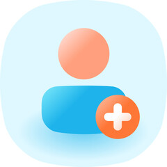 Obraz premium add user