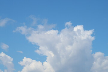 blue sky with clouds