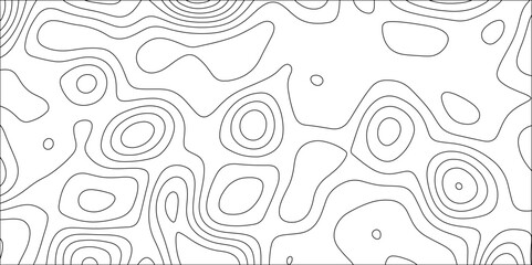 Abstract lines background. Contour maps. Vector illustration. The stylized height of the topographic map contour in lines and contours isolated on transparent. technology topo landscape grid map text
