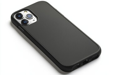 Smartphone case mockup isolated created with Generative AI