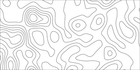 Abstract lines background. Contour maps. Vector illustration. The stylized height of the topographic map contour in lines and contours isolated on transparent. technology topo landscape grid map text