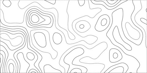 Abstract lines background. Contour maps. Vector illustration. The stylized height of the topographic map contour in lines and contours isolated on transparent. technology topo landscape grid map text
