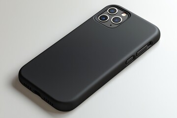 Smartphone case mockup isolated created with Generative AI