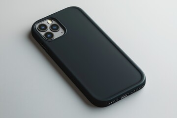 Smartphone case mockup isolated created with Generative AI