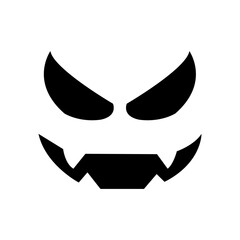 Pumpkin Halloween Face, Halloween Pumpkin Face, Halloween SVG, Halloween Spooky Face, Halloween Vector