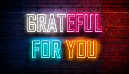 Grateful for you word