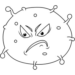 Cartoon Bacteria Icon