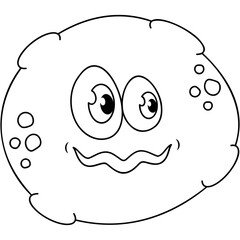 Cartoon Bacteria Icon