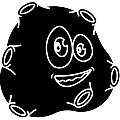 Cartoon Bacteria Icon