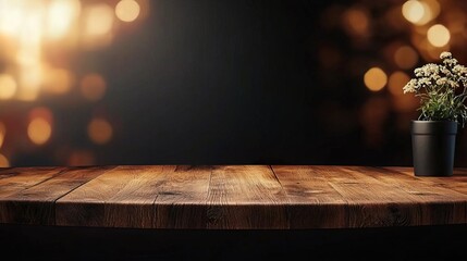 A desk with free space available for decoration, perfect for promoting Black Friday.