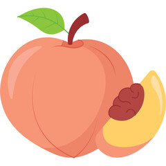 Peach Illustration
