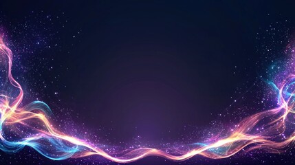 Obraz premium Futuristic Neon Dream: A Dynamic Video Template with Mesmerizing Electric Light Effects