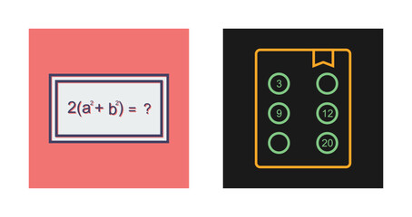 Solving Formula Vector Icon