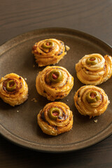 Halloween Eyeball Olive Puff - Delicious Close-Up