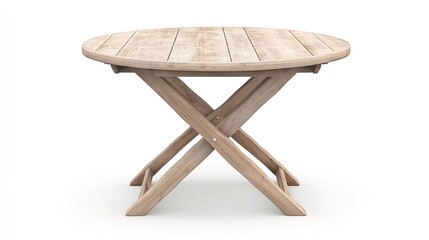 A folding table on solid white background, single object