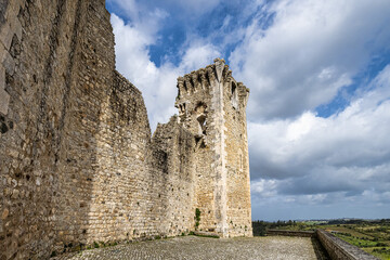 The castle of Porto de Mos in Portugal. It was damaged badly during the 1755 earthquake.