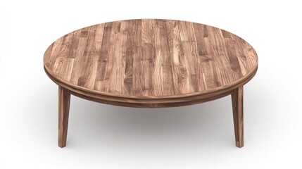 A drop-leaf table on solid white background, single object