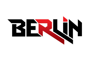 Berlin typography design vector, for t-shirt, poster and other uses