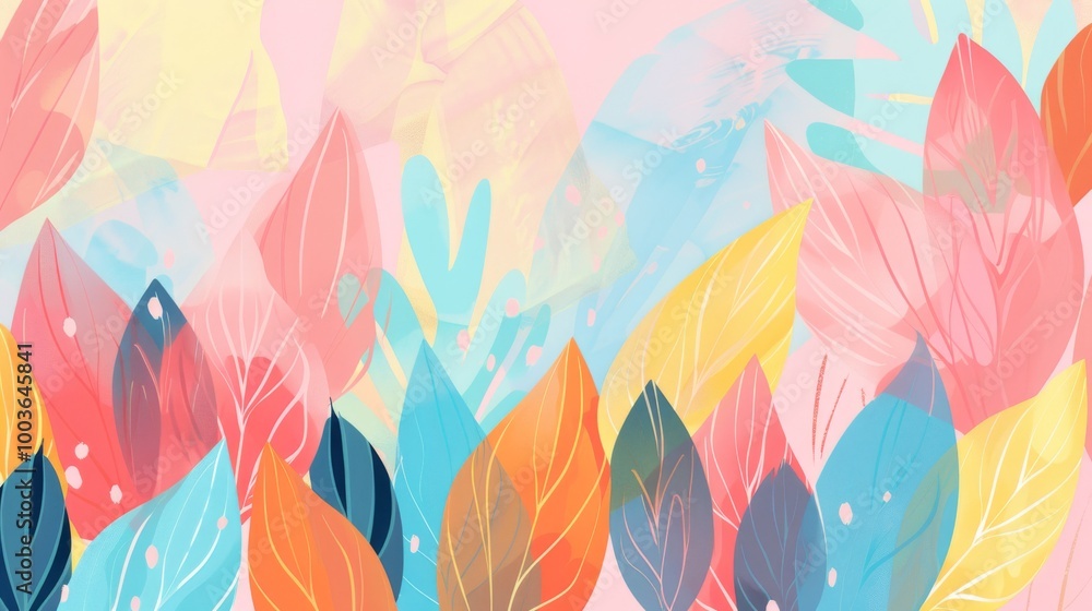 Poster Simple lofi background featuring a gentle pattern.