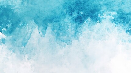 Fototapeta premium Soft Blue Watercolor Background for Design Projects