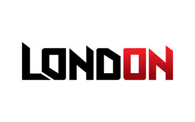 London typography design vector, for t-shirt, poster and other uses