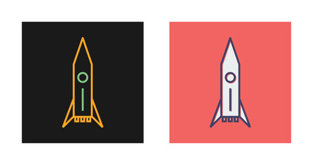 Obraz premium Space Shuttle Vector Icon