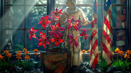 flowers in the garden