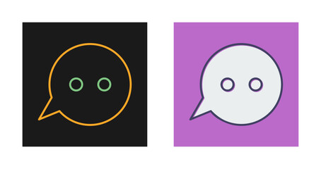 Message Bubbles Vector Icon