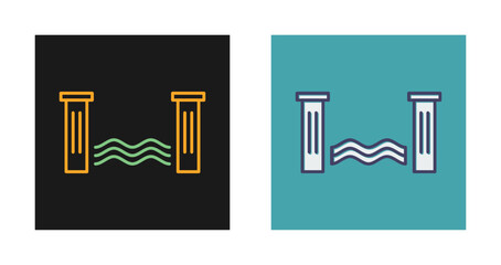Water Dam Vector Icon