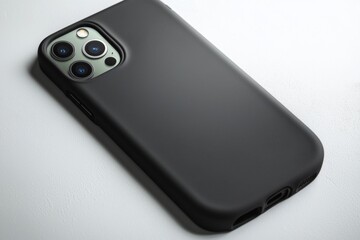 Smartphone case mockup isolated created with Generative AI