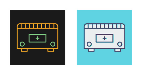 Convection Heater Vector Icon