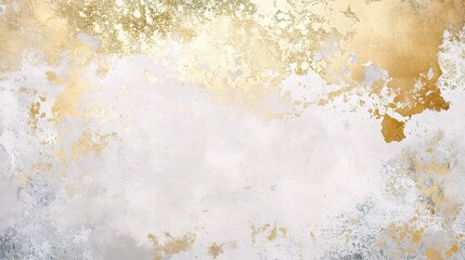Obraz premium Elegant Abstract Gold and White Background Art