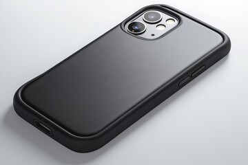 Smartphone case mockup isolated created with Generative AI