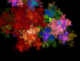 Imaginatory fractal abstract background Image