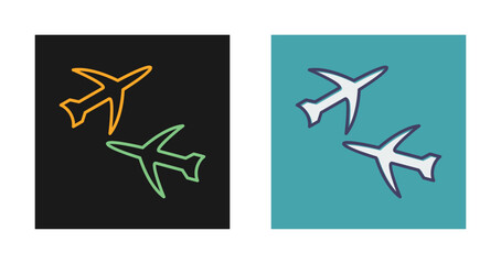 Multiple Flights Vector Icon
