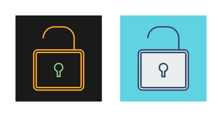 Open Lock Vector Icon Vector Icon